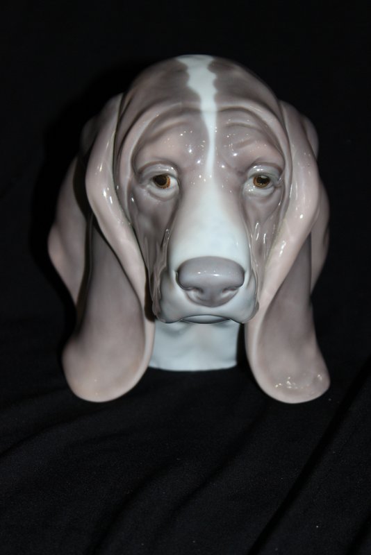 Lladro "Dog's Head" #1149 Porcelain (1 of 4)