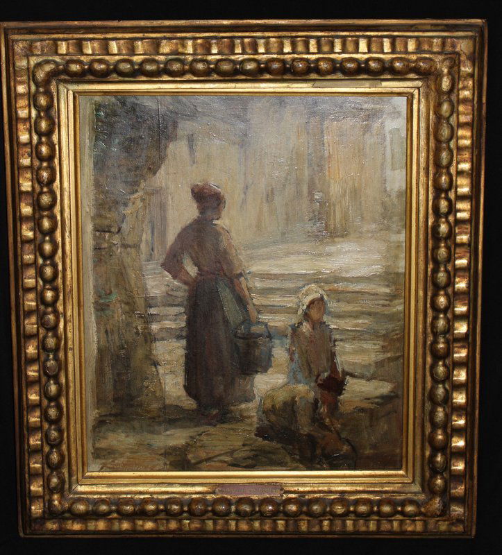 Gustave Courbet (French 1819-1877) Oil Painting on (1 of 7)