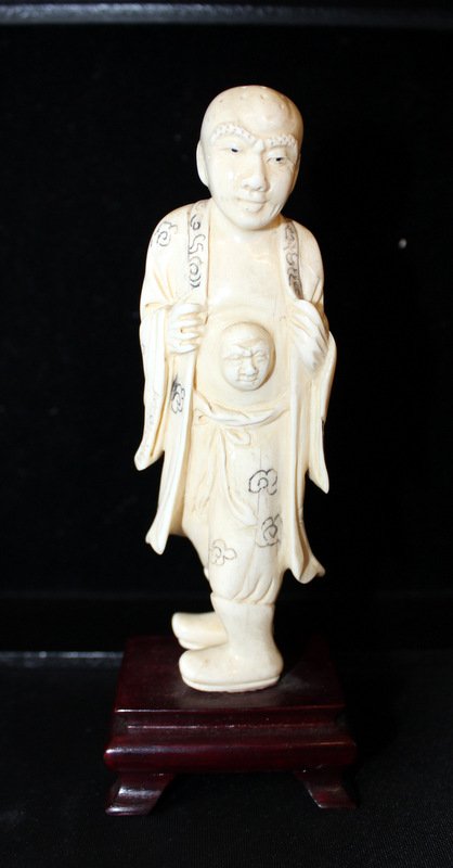 Unusual Chinese Carved Ivory Figure (1 of 6)