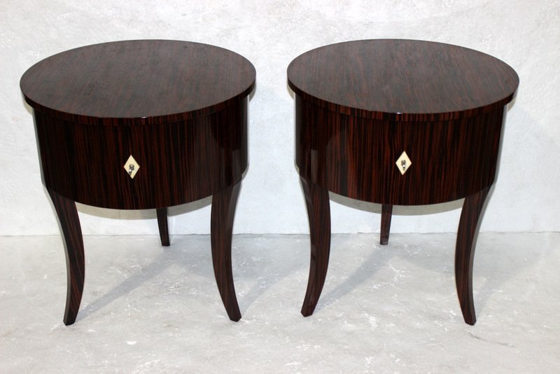 Pair of Art Deco Style End Tables (1 of 6)