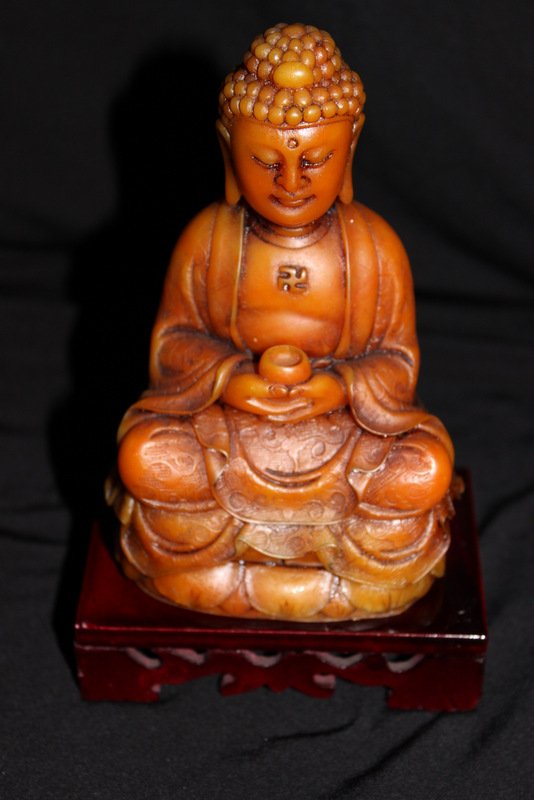 Chinese Buddha Shoushan Stone (1 of 3)
