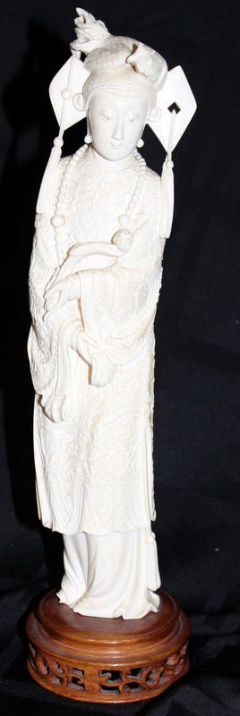 Chinese Carved Ivory Figure of Immortal (1 of 9)