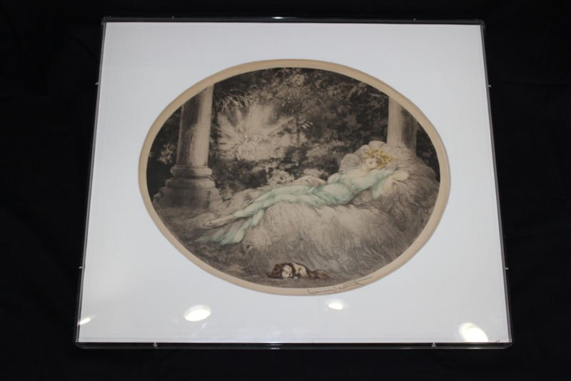 Original Louis Icart (French 1888-1950) "Sleeping (1 of 7)