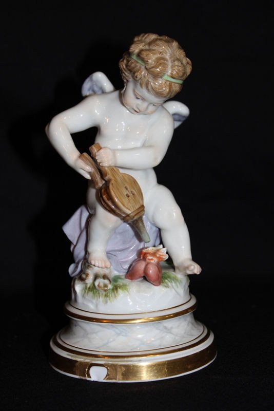 Meissen Hand Painted Porcelain Cherub (1 of 7)