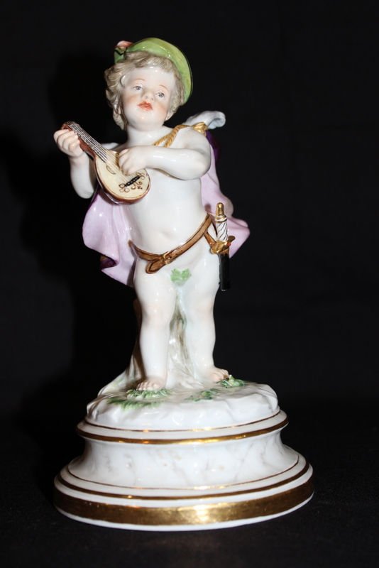 Meissen Hand Painted Porcelain Cherub (1 of 7)