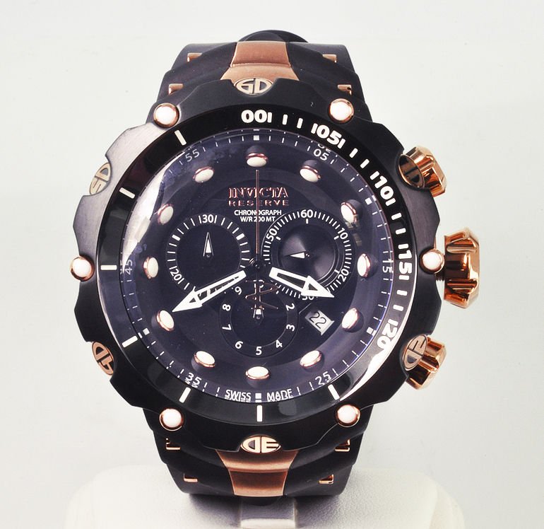 Men's Invicta Venom Reserve Chronograph Black Dial (1 of 5)