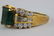 Fine Contemporary Colombian Emerald Diamond Band BY - 2