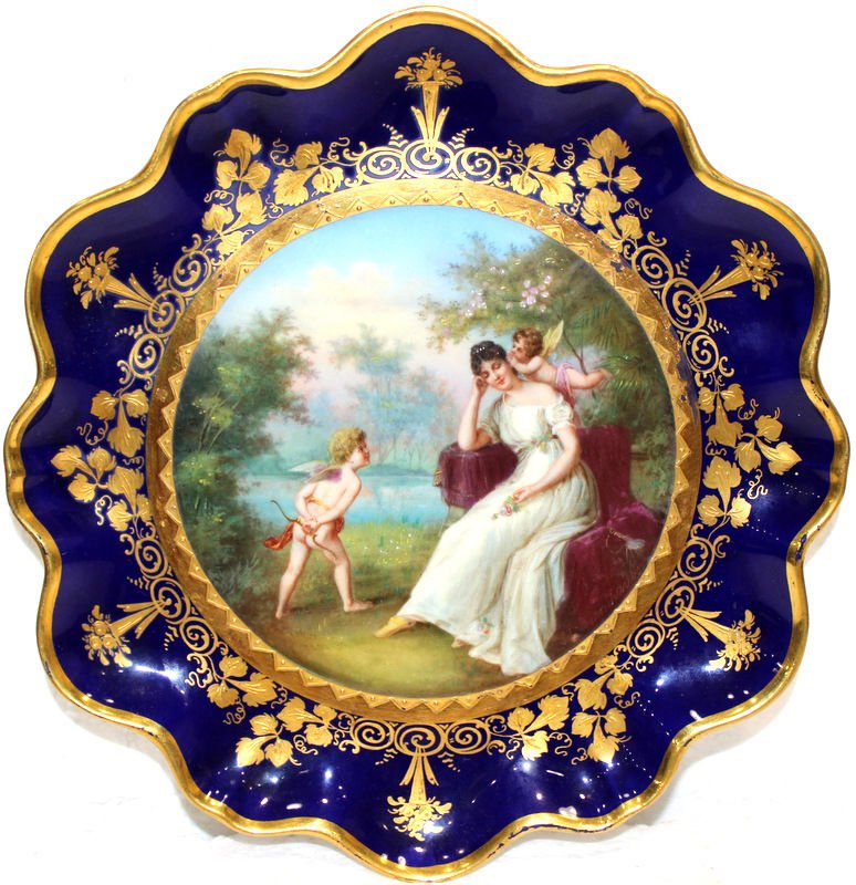 Beautiful Royal Vienna Hand Painted Porcelain Plate (1 of 5)