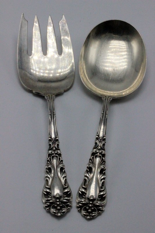 2 Pc. Amston Sterling Salad Set (1 of 2)