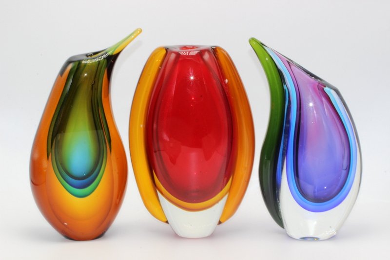 3 Pc. Murano Glass Pieces (1 of 4)