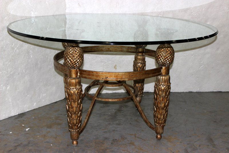 Contemporary Bronze & Glass Top Table (1 of 4)