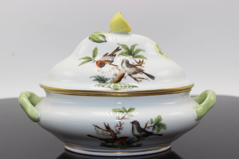 Herend "Rothschild" Covered Lemon Dish (1 of 4)