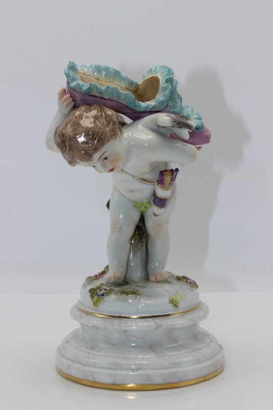 Meissen Hand Painted Porcelain Cherub (1 of 6)
