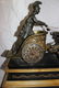 19th C. French Bronze & Marble Chariot Mantel Clock - 4
