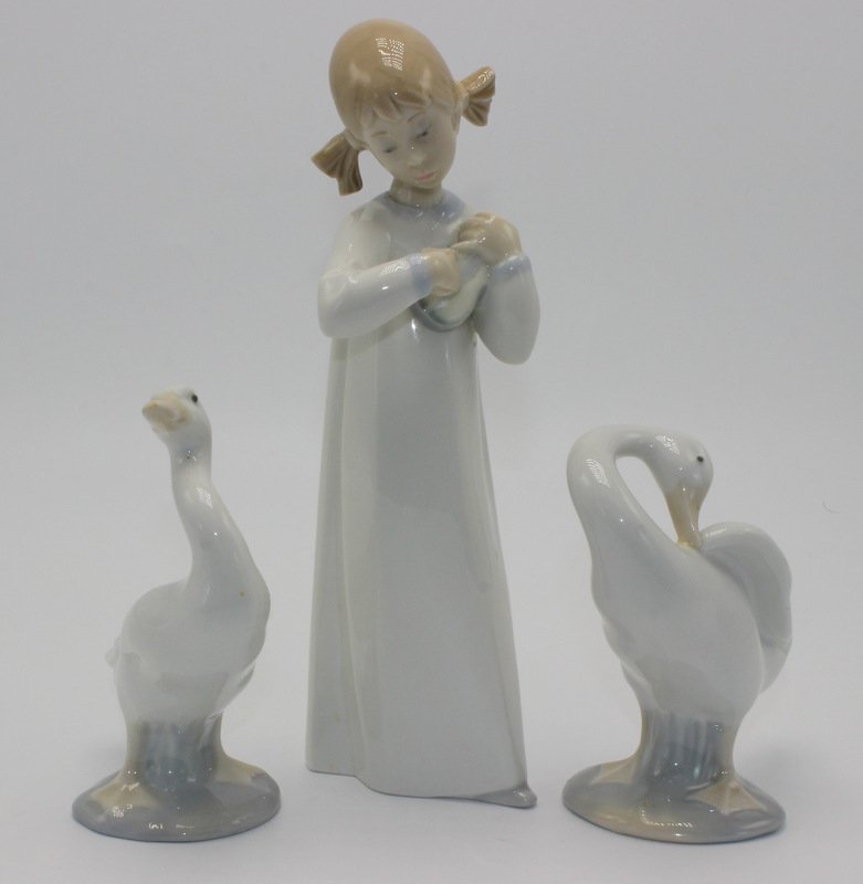 3 Pc. Lladro Porcelain Pieces (1 of 1)