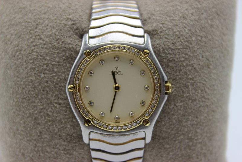Ebel 18Kt & Stainless Steel Diamond Ladies Watch (1 of 4)