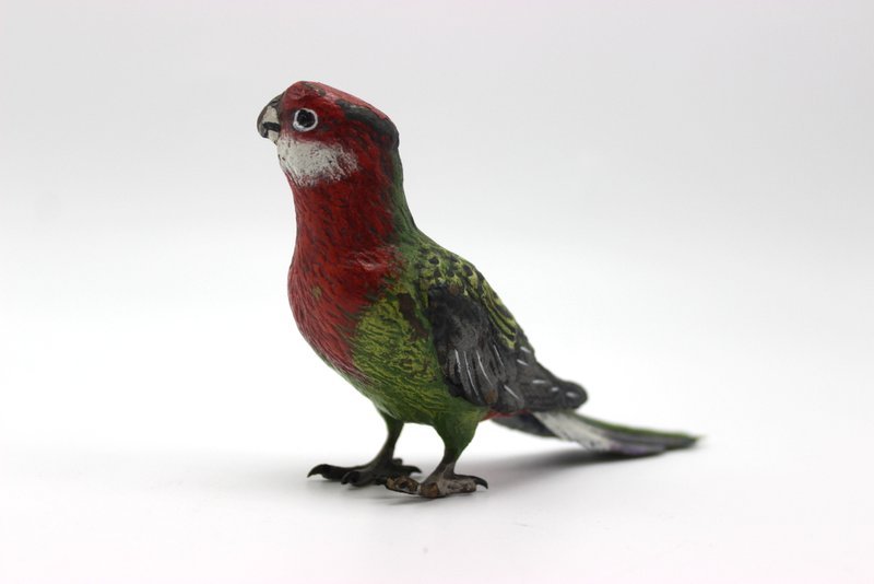 Austrian Cold Painted Bronze Bird (1 of 4)