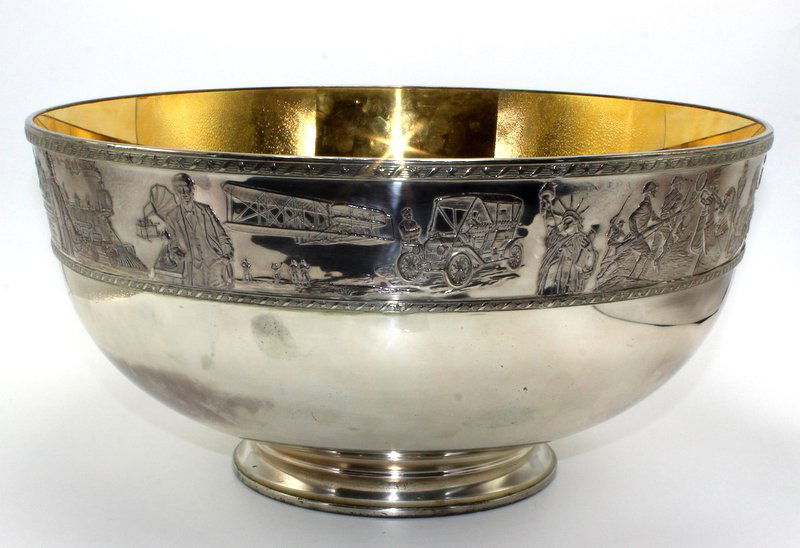 Rare Franklin Mint Bicentennial Sterling Silver Bowl