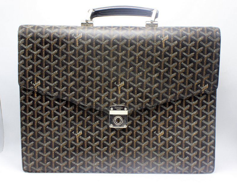 Goyard Paris Chevron Silvertone Surviette Chypre (1 of 4)