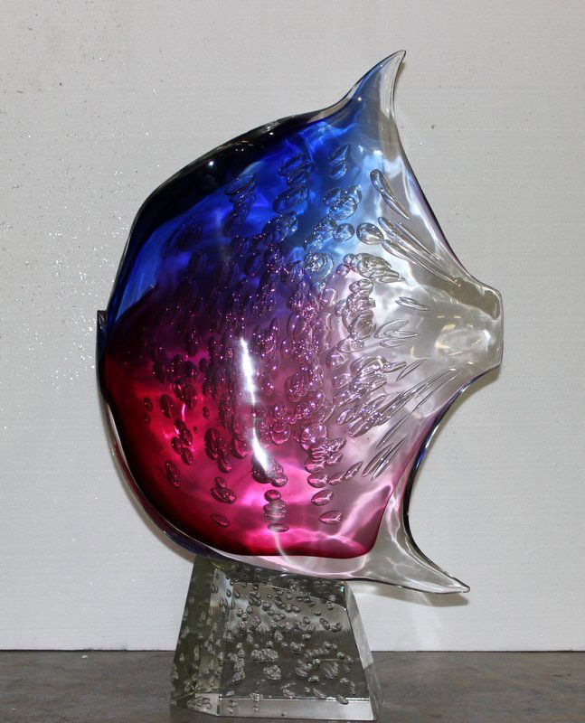 Monumental Pino Signoretto Murano Art Glass Fish (1 of 6)