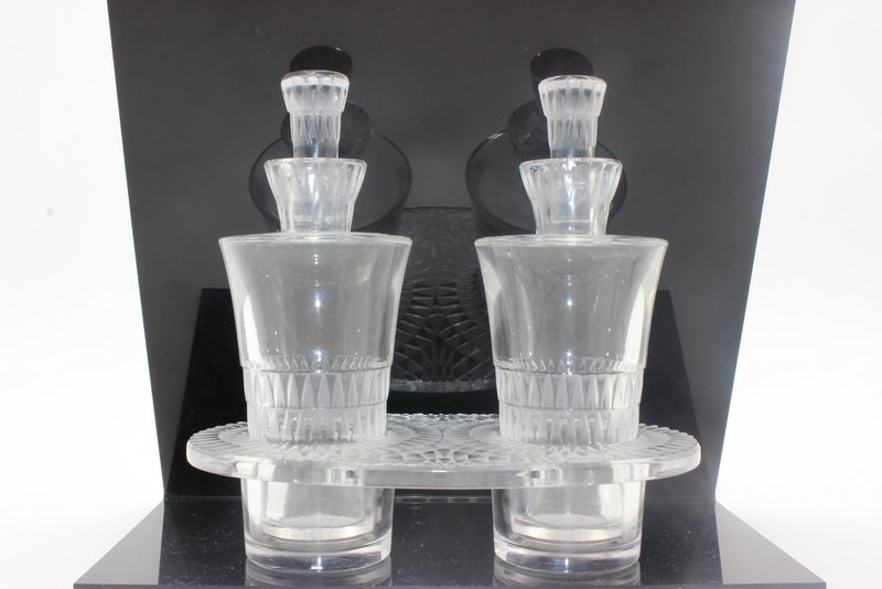 Lalique Crystal Cruet Set (1 of 4)