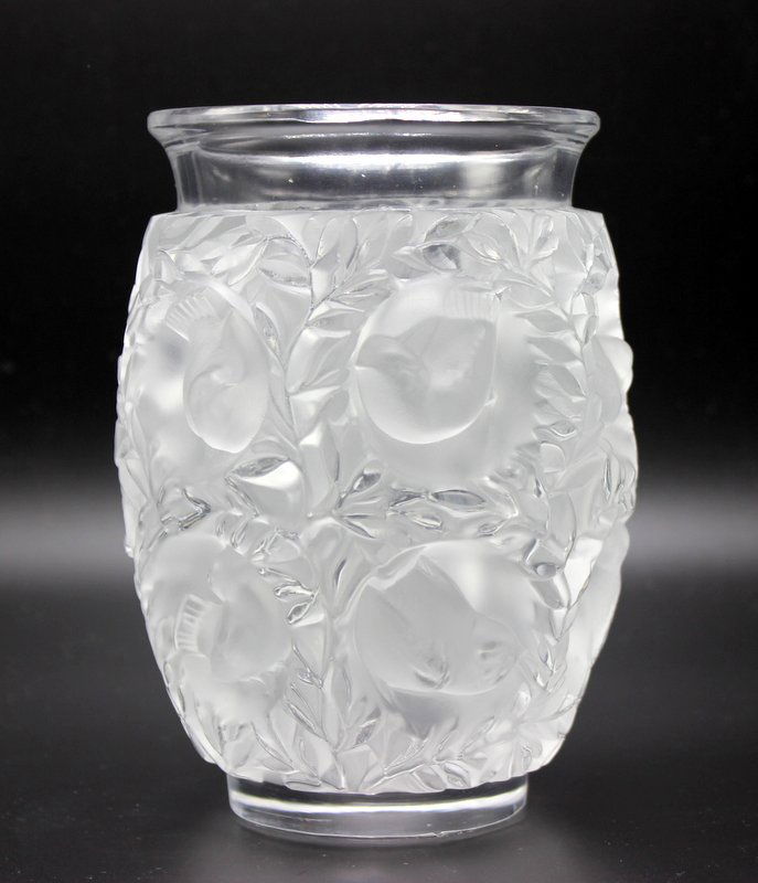 Lalique "Bagatelle" Crystal Vase (1 of 3)
