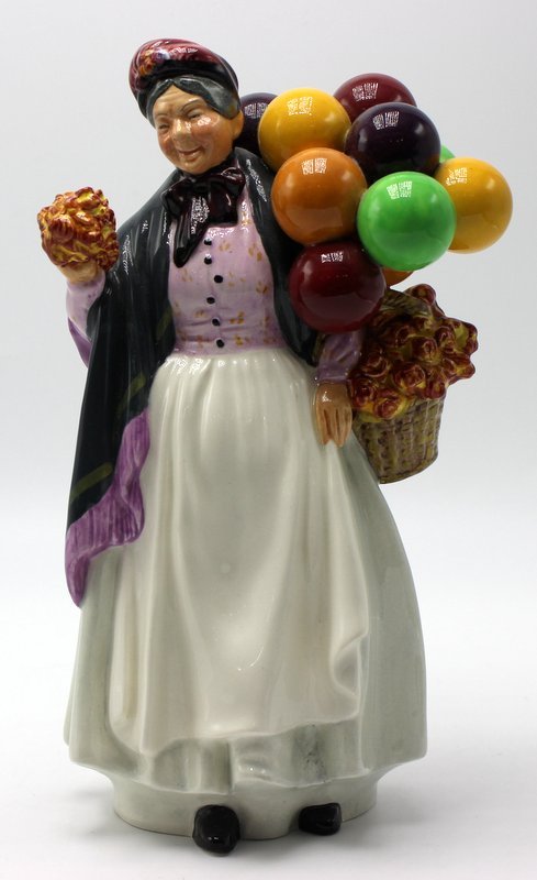 Royal Doulton "Biddy Pennyfarthing" Figure (1 of 3)