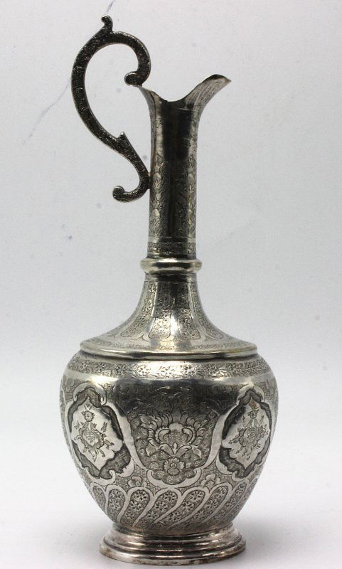Persian Sterling Ewer (1 of 4)