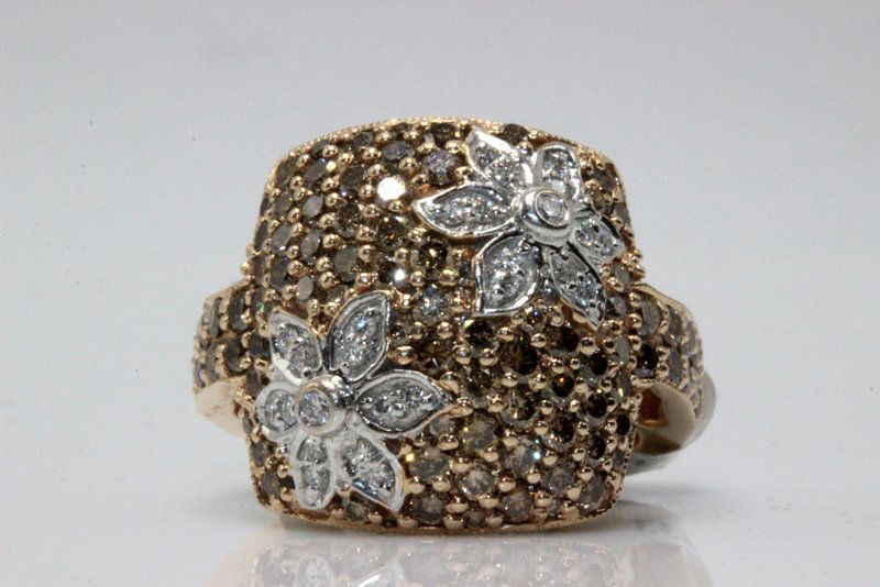 14Kt RG 2.60ct. Diamond Ring (1 of 4)