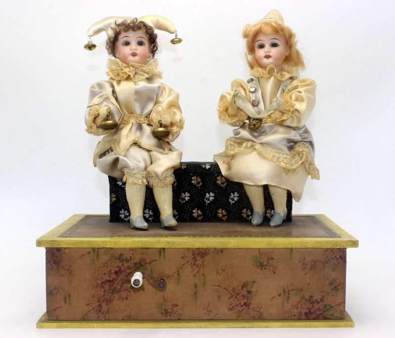 Antique German Mechanical Automaton Wind-Up Doll Music (1 of 5)