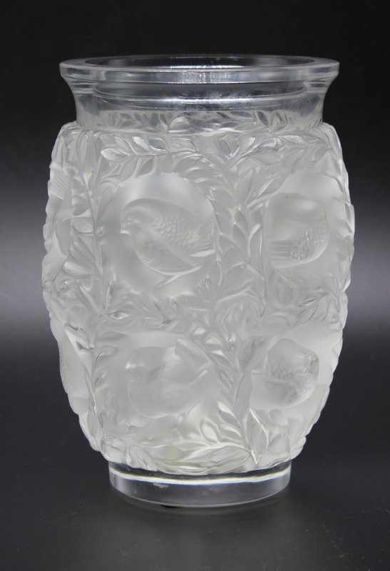 Lalique "Bagatelle" Crystal Vase (1 of 6)