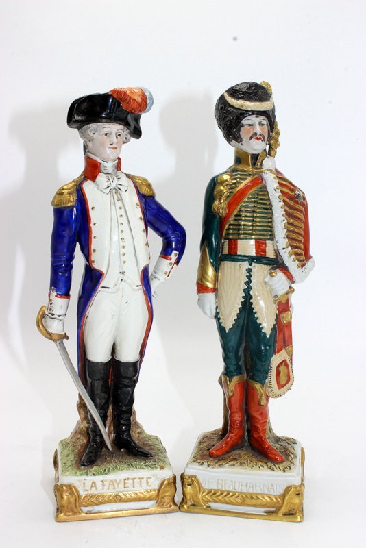 2 Pc. European Hand Painted Porcelain Soldiers (1 of 7)
