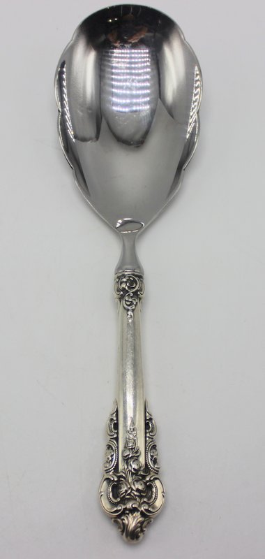 Wallace "Grand Baroque" Sterling Serving Spoon (1 of 3)