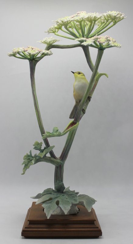 Royal Worcester Bisque Bird & Flowers (1 of 5)