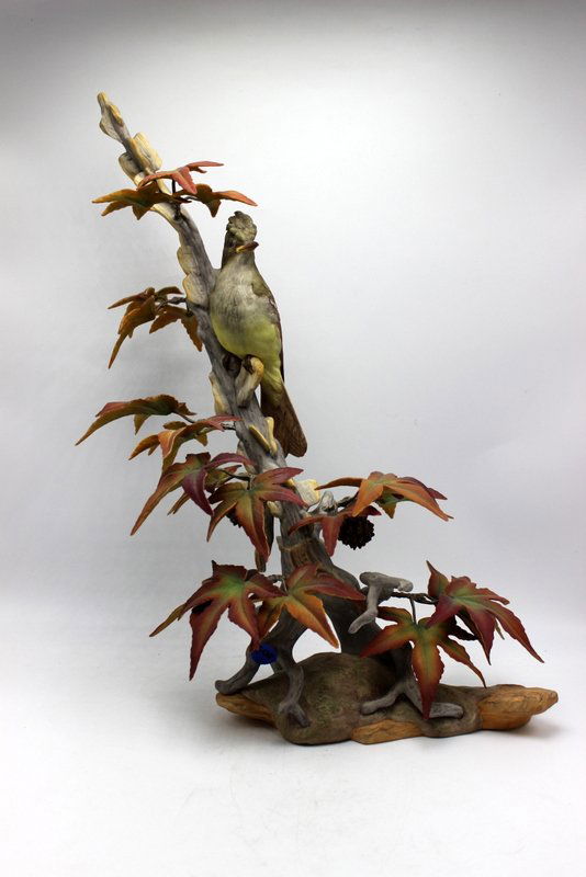Boehm "Crested Flycatcher" Porcelain Group (1 of 5)