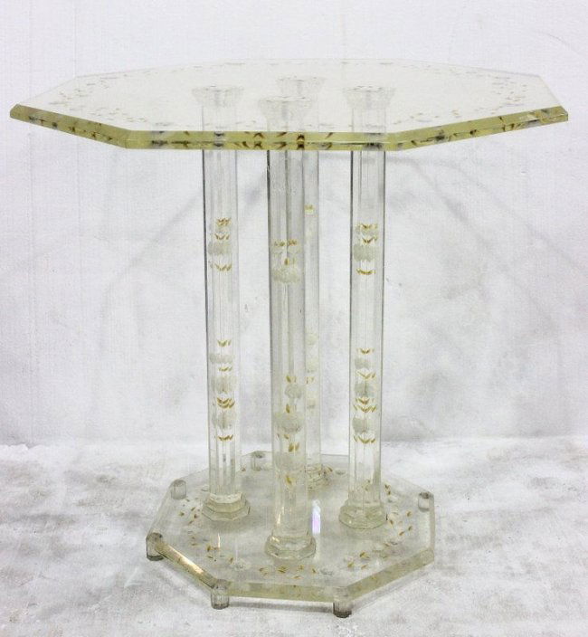 Mid-Century Lucite Table (1 of 3)