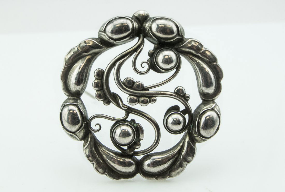 1950's Very Rare George Jensen Sterling Silver Brooch (1 of 1)