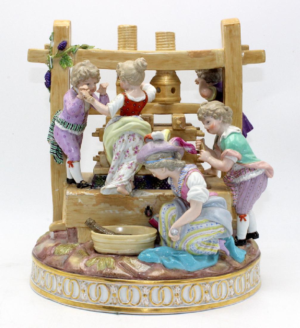 Meissen "The Grape Harvest" Porcelain Group (1 of 6)