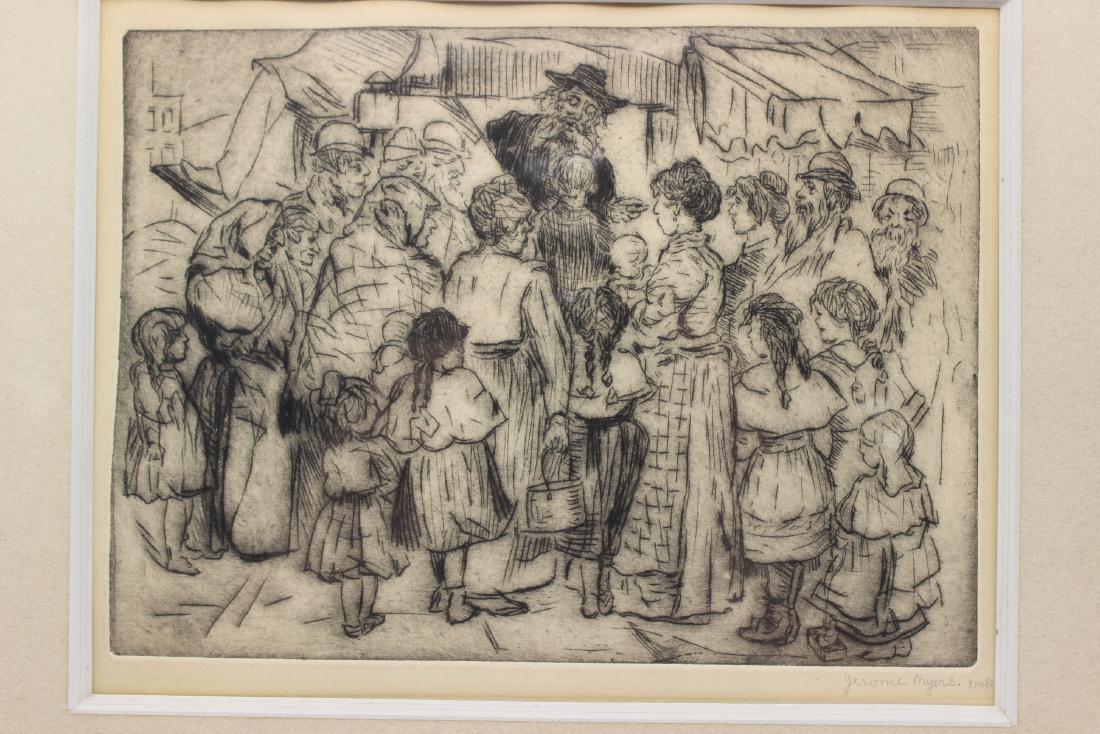 Jerome Myers Etching Signed (1 of 2)