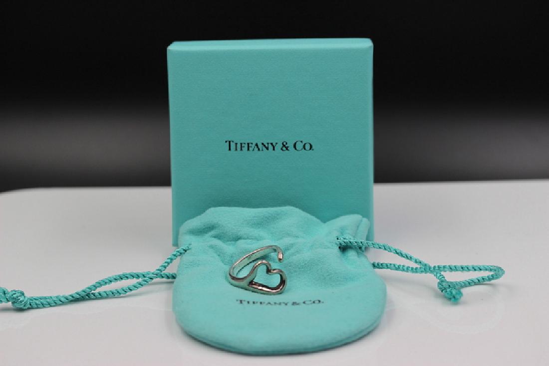 Tiffany & Co. Sterling Silver Heart Ring (1 of 3)
