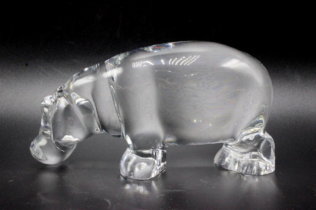Baccarat Crystal Hippopotamus (1 of 4)