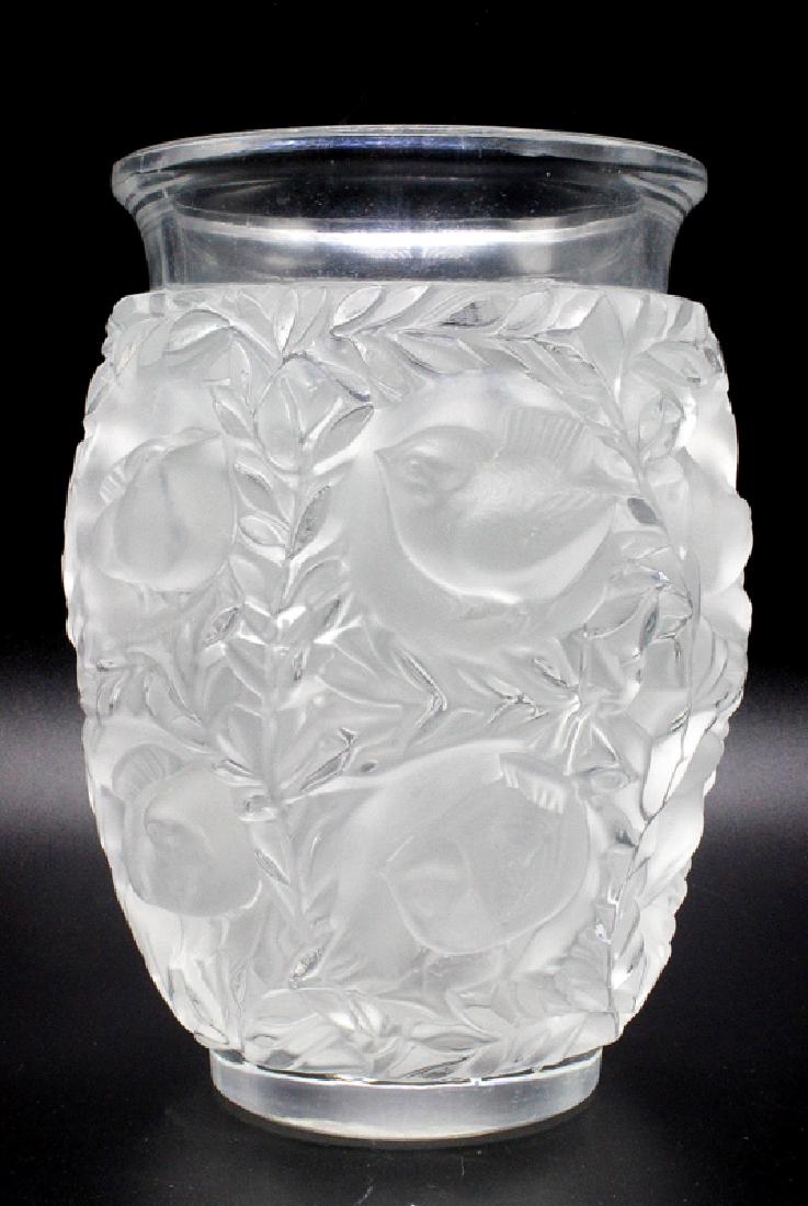 Lalique "Bagatelle" Clear Crystal Vase (1 of 4)