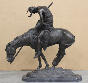 J E Fraser Recast End Of The Trail Bronze Feb 28 16 Vogt Galleries Texas In Tx