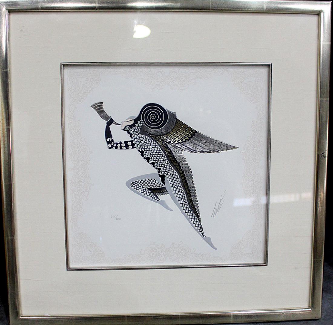 Erté "Zephyri" Limited Edition Serigraph Signed (1 of 5)