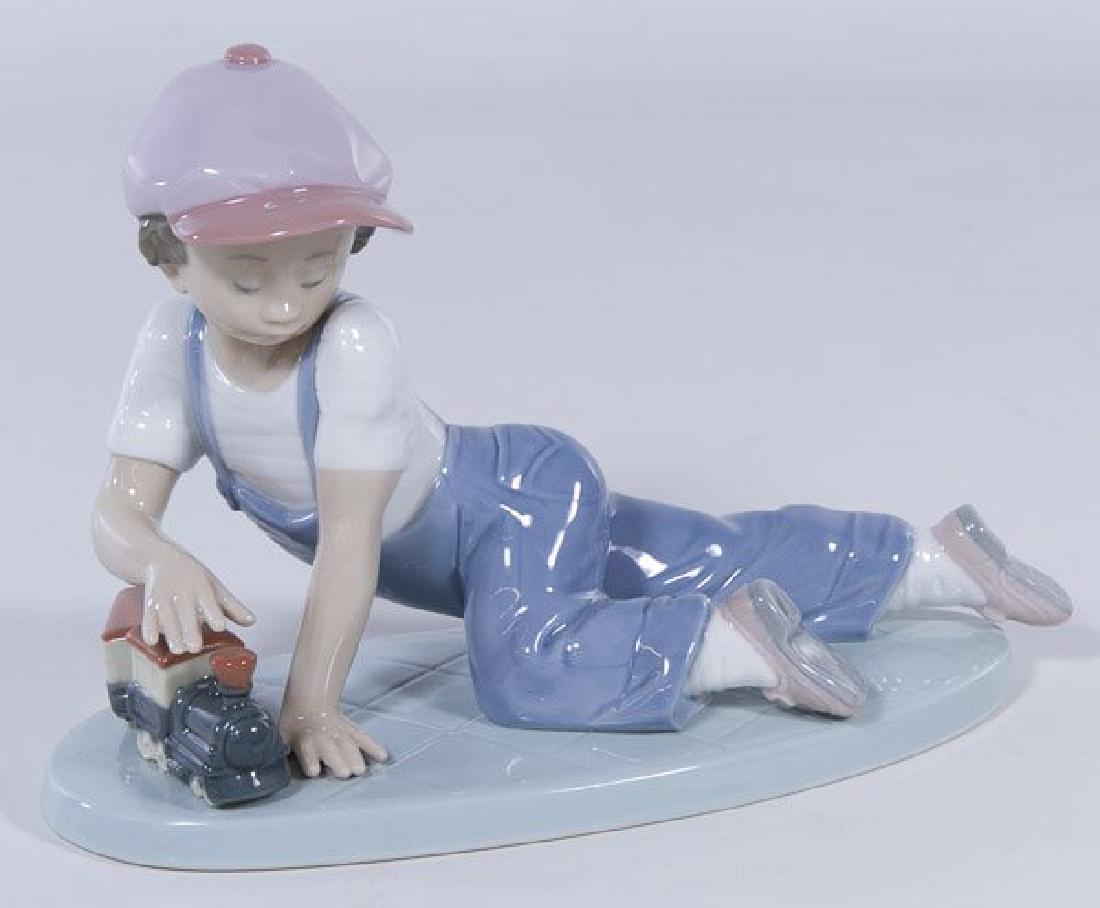 Lladro #7619 "All Aboard" Porcelain Figure (1 of 1)