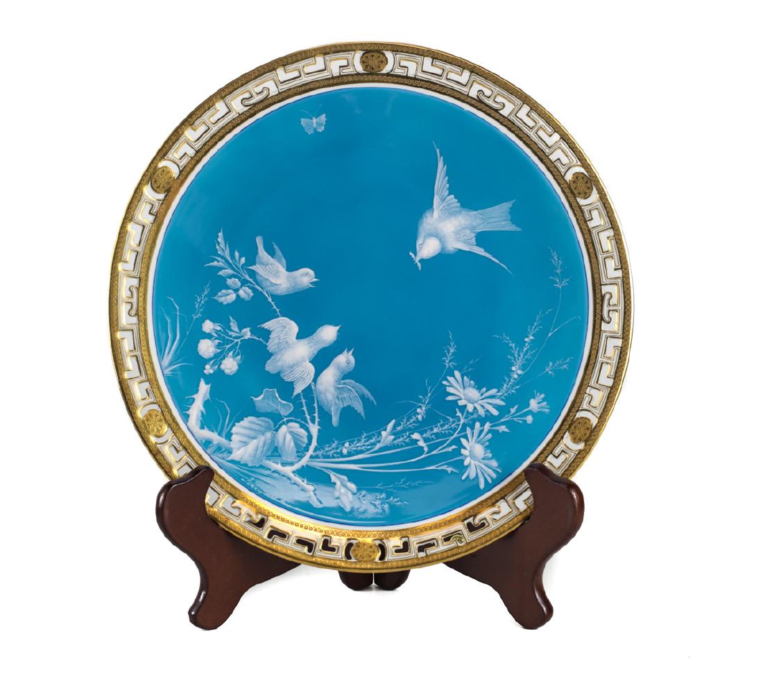 Minton Porcelain Cabinet Plate, Desire Leroy (1 of 3)