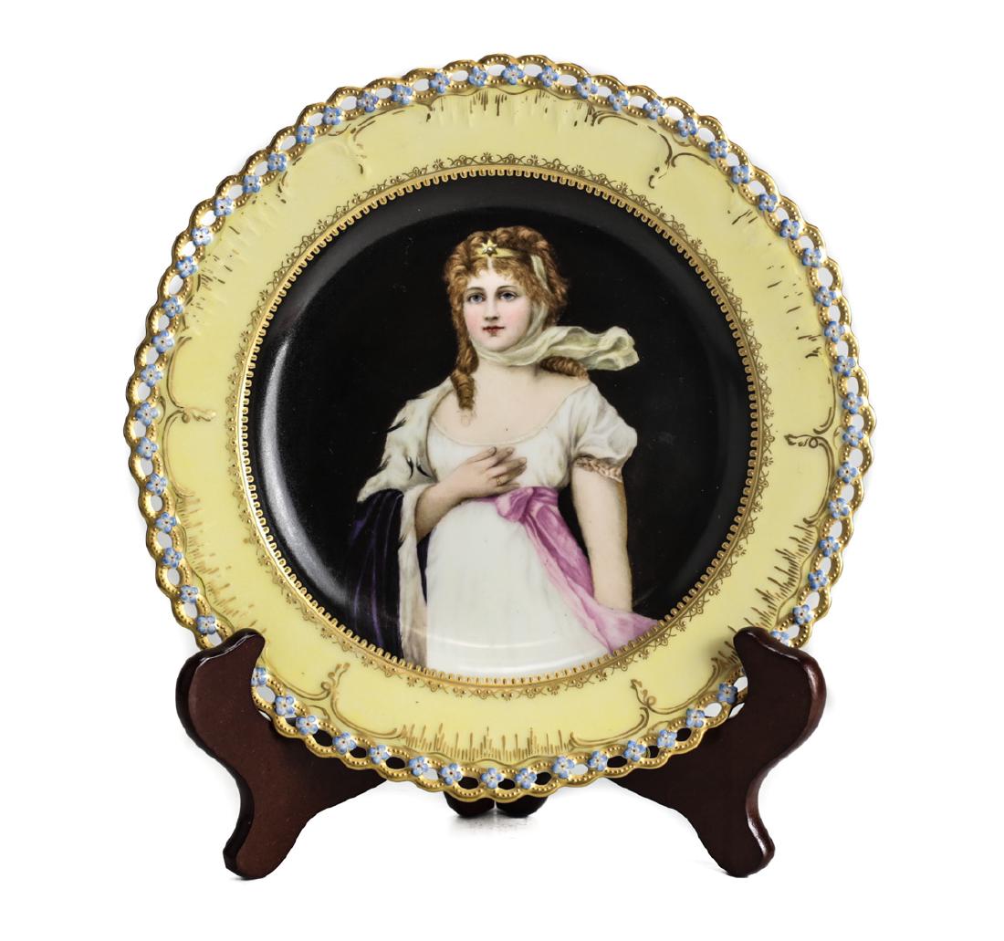 Berlin KPM Porcelain Portrait Plate (1 of 3)