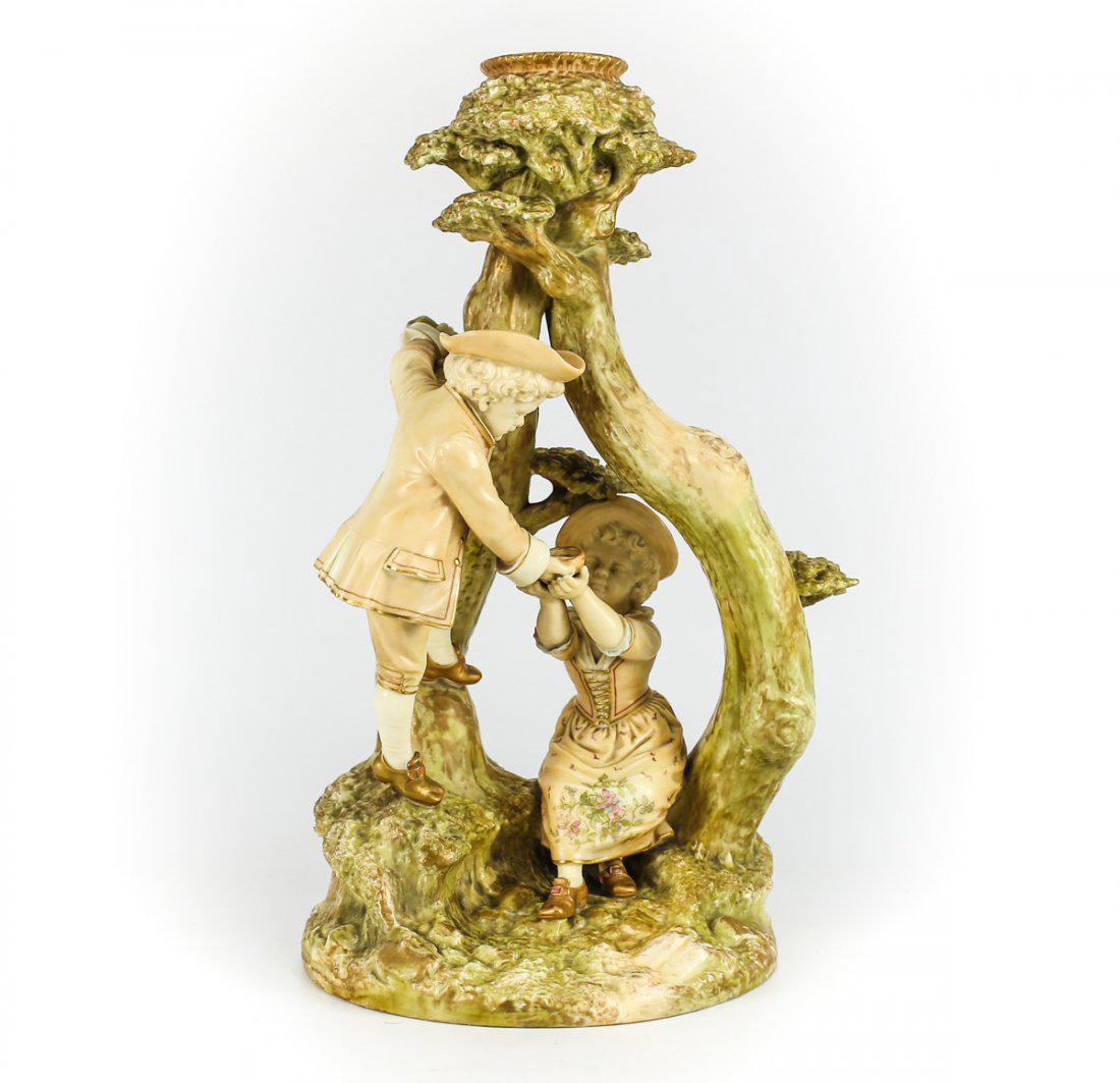 Royal Worcester Porcelain Figural Group, Hadley (1 of 4)