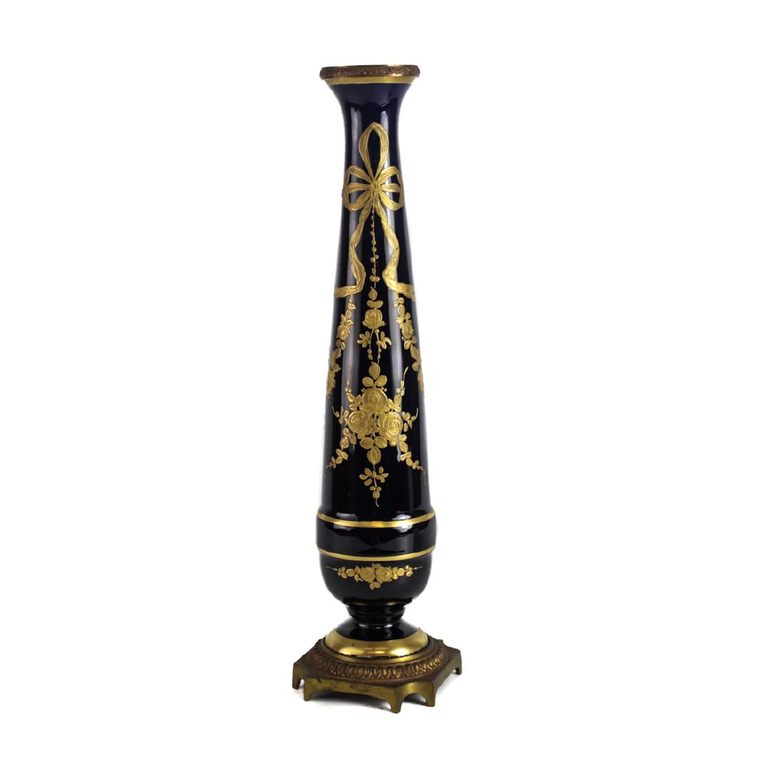 Sevres Porcelain Bronze Mounted Vase (1 of 4)