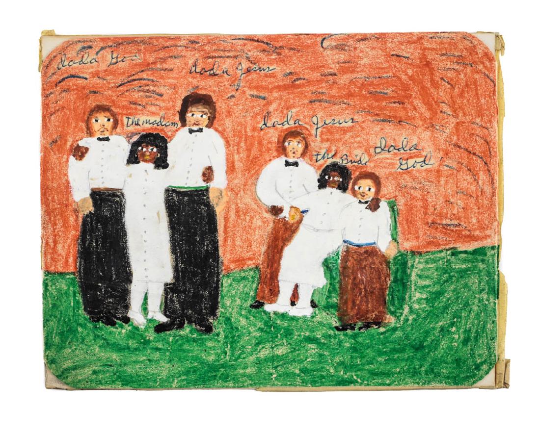 Sister Gertrude Morgan Mixed Media On Cardstock (1 of 3)